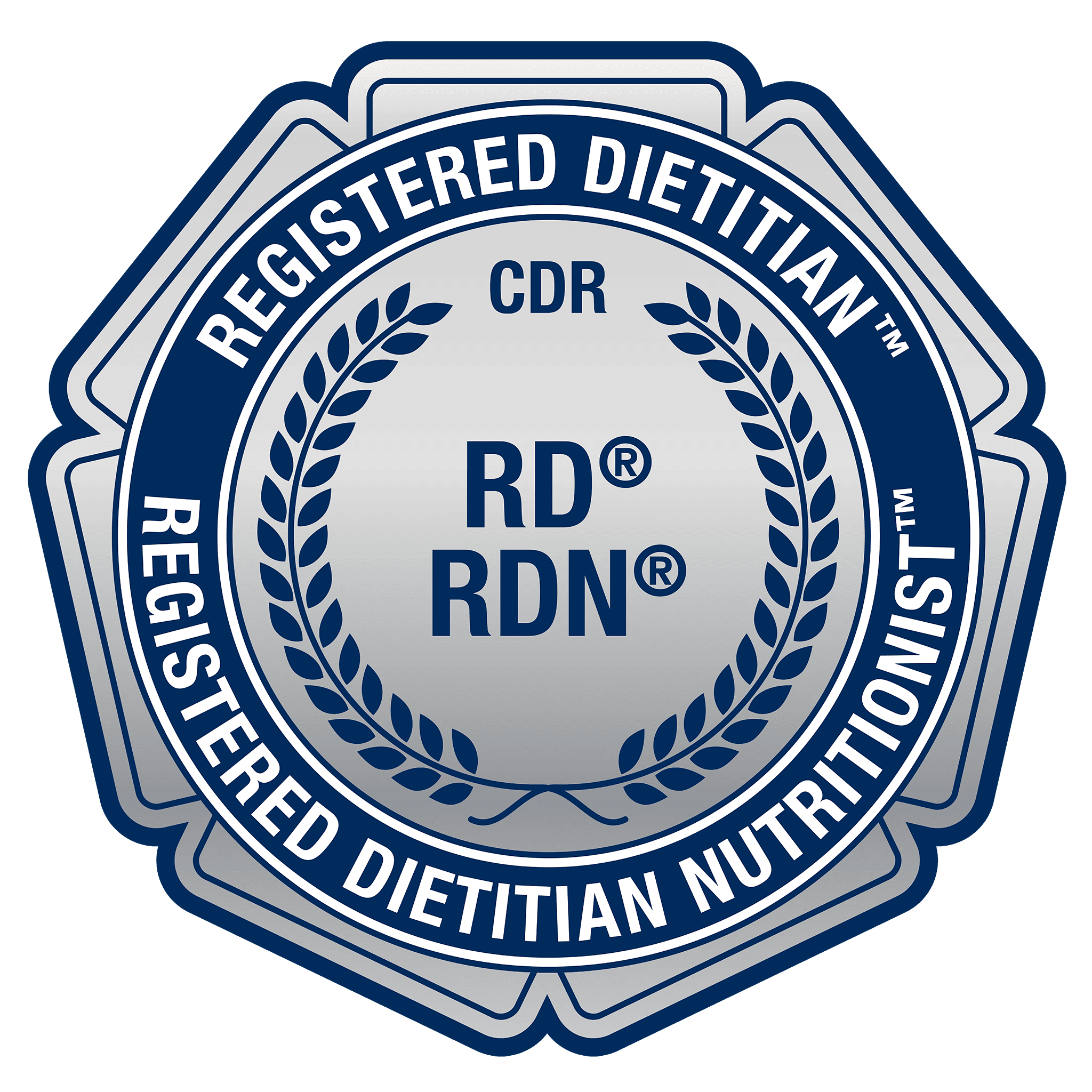 Registered dietitian credential badge