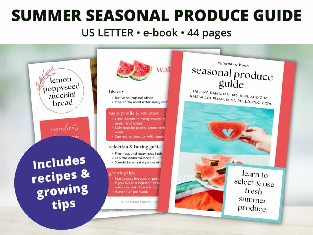 Summer Seasonal Produce Guide Etsy listing image